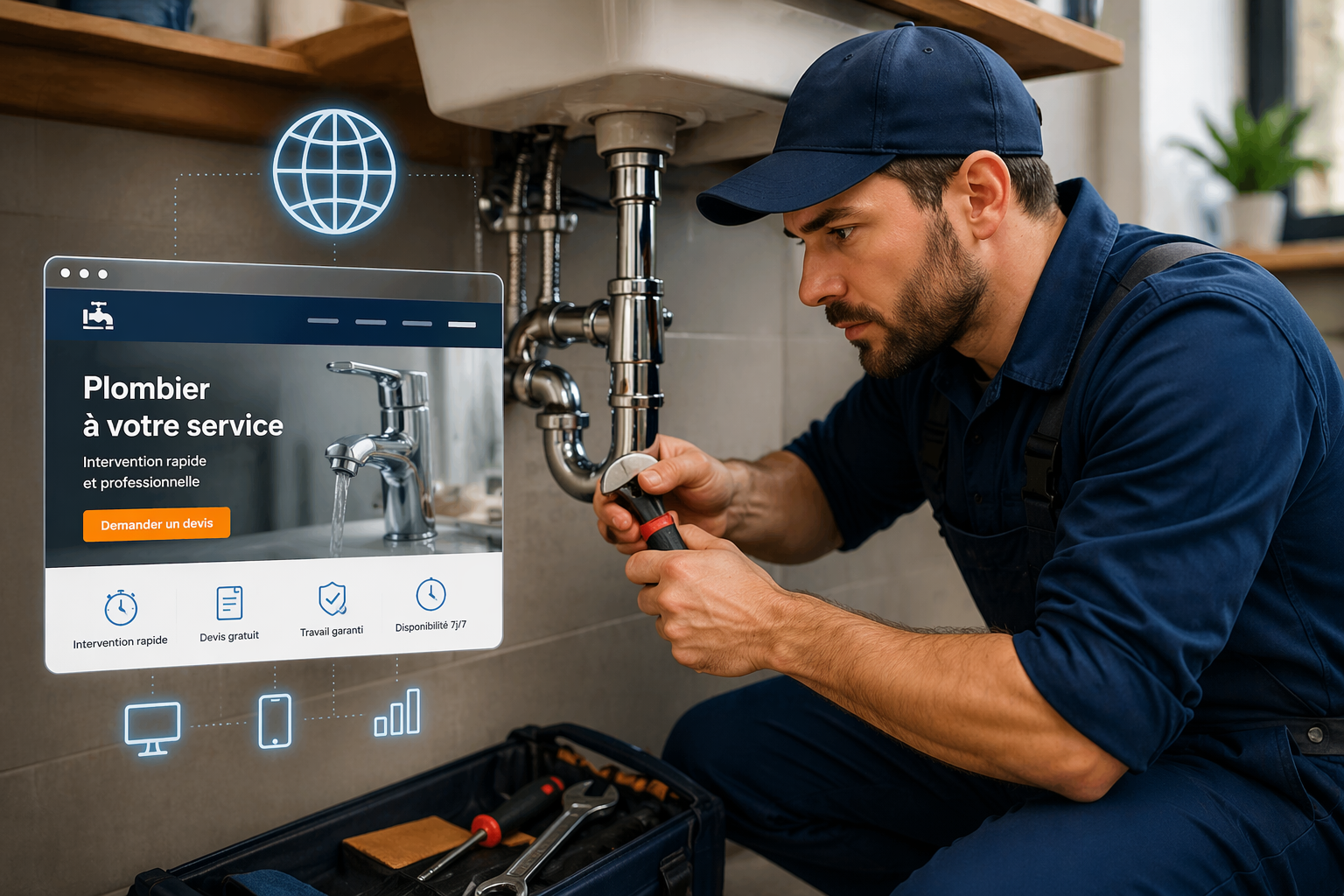 Site internet pour plombier